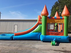 Castle Combo C Wet/Dry Slide w/Pool